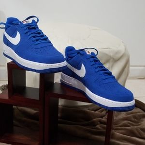 🌠Genuine 🎁blue Suede AF1 new in box never worn